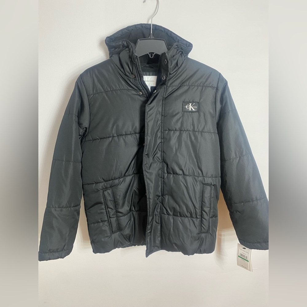 NWT! Boy’s Calvin Klein Logo Puffer Jacket
